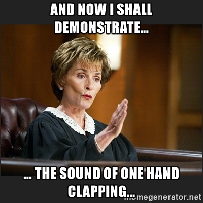onehandclapping